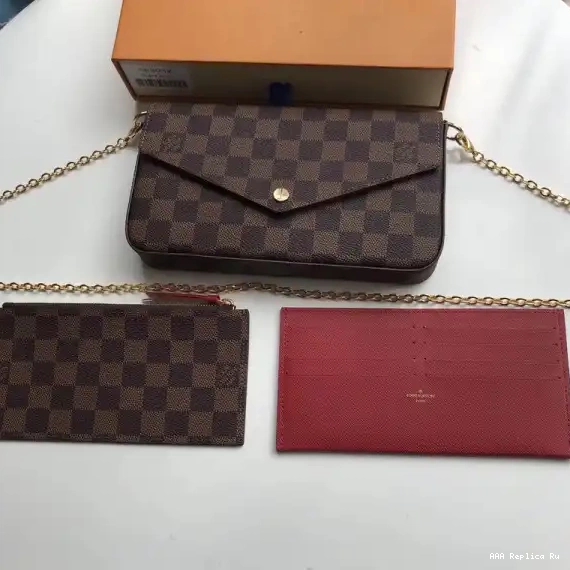 AAA Pruses Bags N63032 Damier Louis Vuitton Felicie Pochette Bag 0514